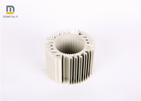 AZ91D AZ31 Magnesium Heat Sink Semiconductor Parts Ceramic White