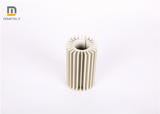 CNC Machining Cylindrical Magnesium Radiator Die Cast Heat Sink