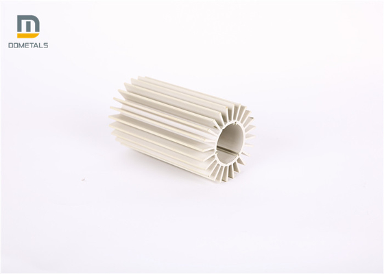 CNC Machining Cylindrical Magnesium Radiator Die Cast Heat Sink